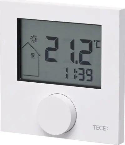 Termostat pentru incalzire in pardoseala, TECEfloor Control, afisaj digital, programabil, 230 V, alb grossmann.ro
