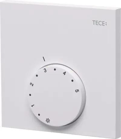 Termostat pentru incalzire in pardoseala, TECEfloor RT-A, cu fir, analogic, alb grossmann.ro