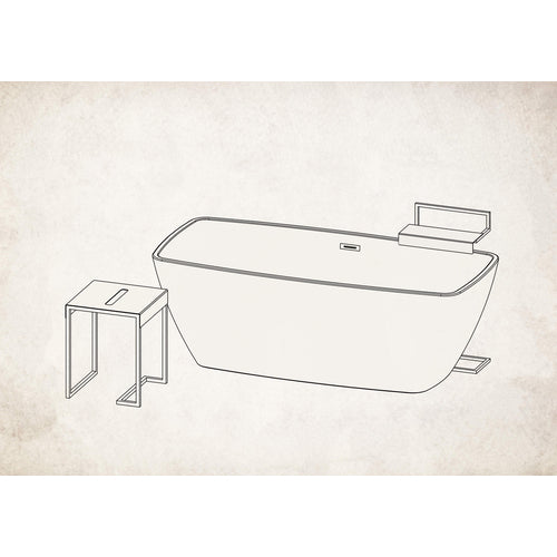 Floor hanger, with shelf, Deante