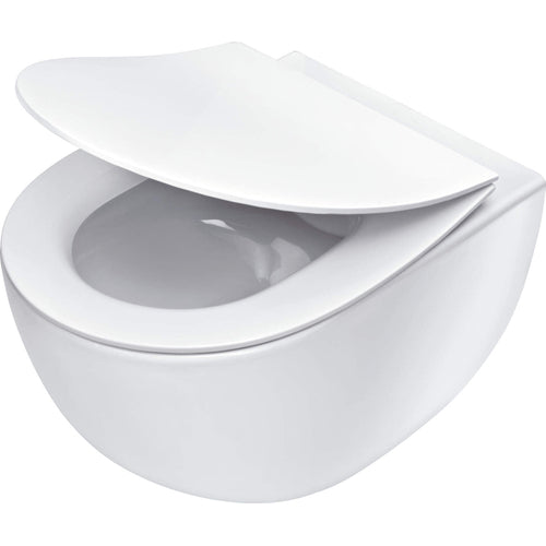 Toilet bowl, with lid, rimless, Deante