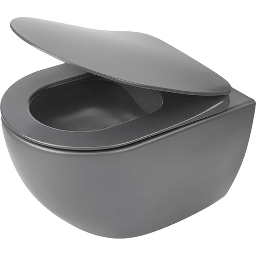 Toilet bowl, with lid, rimless, Deante