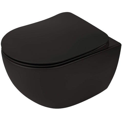 Toilet bowl, with lid, rimless, Deante