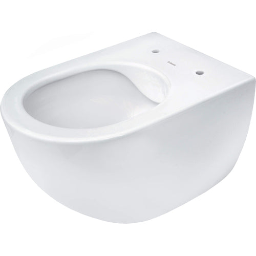 Toilet bowl, wall-mounted, rimless, Deante