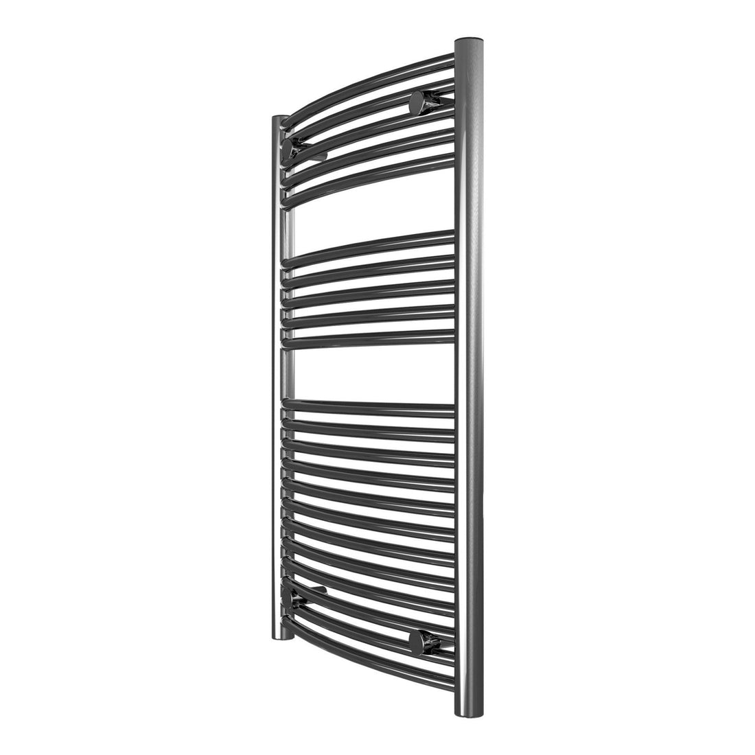 Calorifer baie portprosop decorativ cromat 500/800 mm SUNNY ROUND (include kit de instalare)