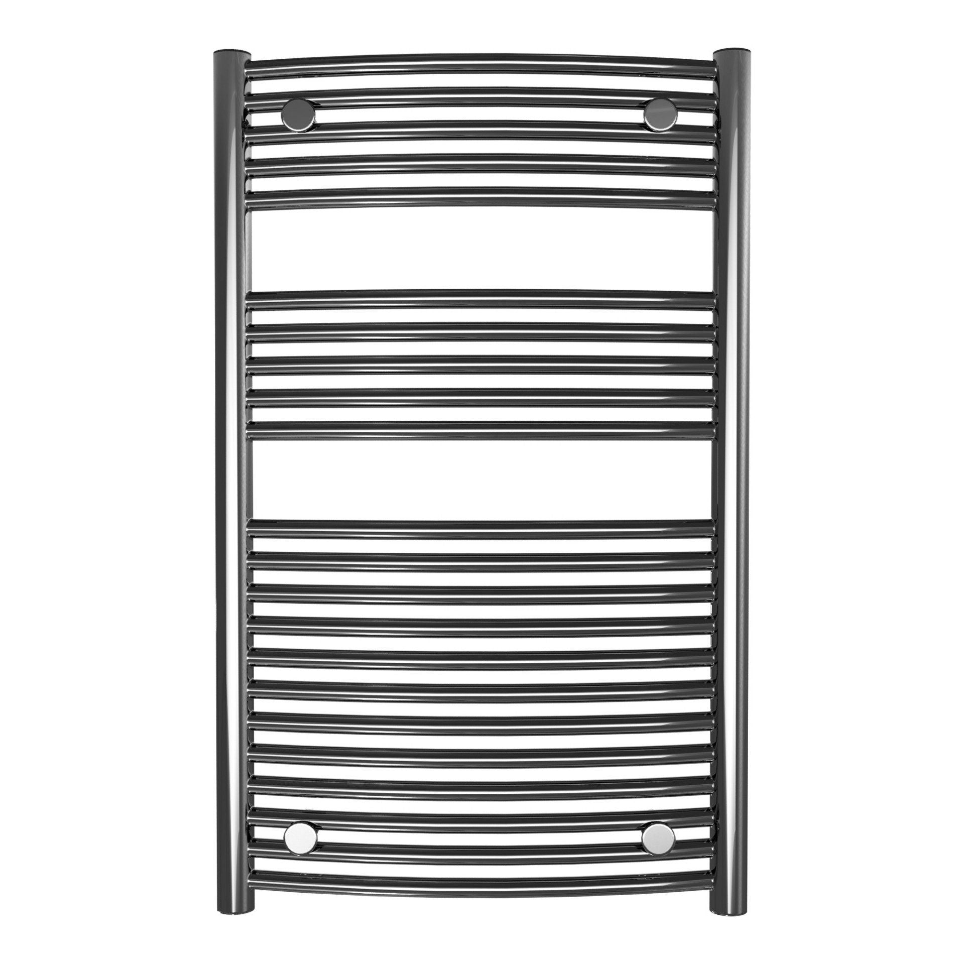 Calorifer baie portprosop decorativ inox 500/800 mm SUNNY ROUND (include kit de instalare)