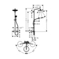 SET DUS CROMA SELECT E 110 VARIO,  ECOSMART, CU PORTER SI FURTUN 1.60, ALB- CROM
