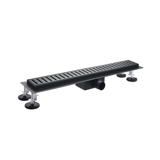 Rigola dus Kruger, inox, Ø 40 mm, L 800mm, neagra Kruger