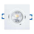 Spot Led COB Patrat alb, 5W=40W, 6500K, lumina rece
