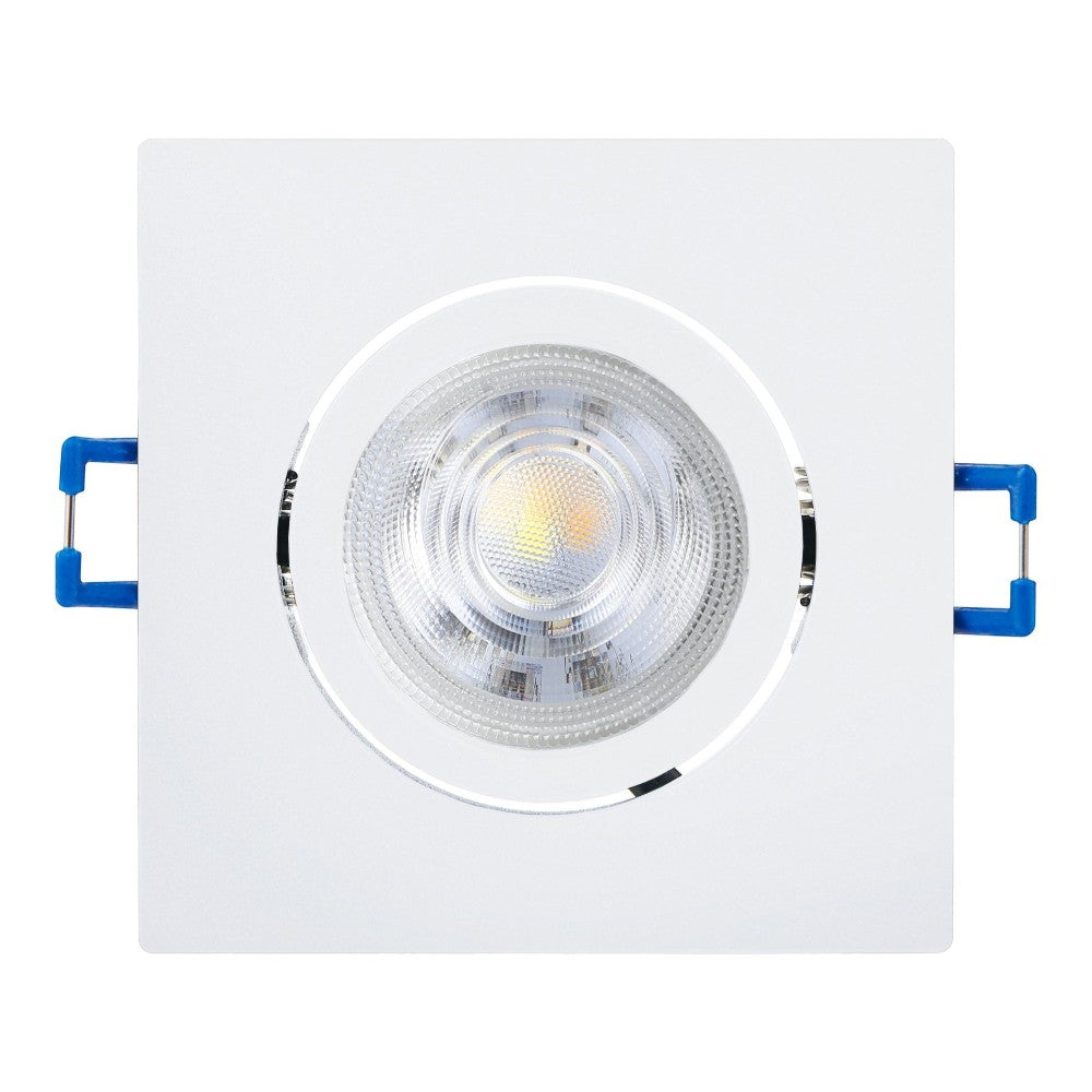 Spot Led COB Patrat alb, 5W=40W, 6500K, lumina rece