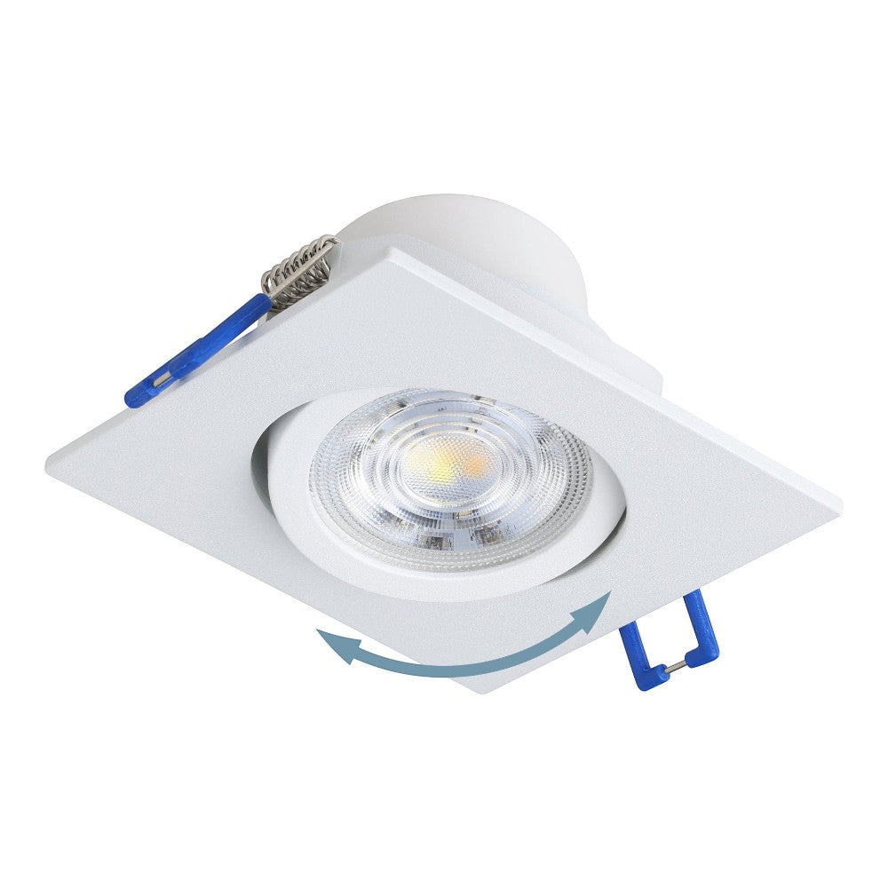 Spot Led COB Patrat alb, 5W=40W, 6500K, lumina rece