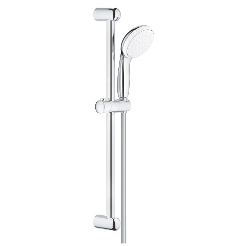 Set baterii baie GROHE Eurosmart M cu baterie lavoar, baterie cada si set dus Tempesta 100, crom - imagine 3