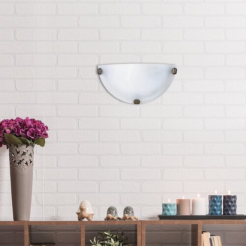 Aplica Alabastro 1xE27/60W/230V, geam alabastru alb Rabalux