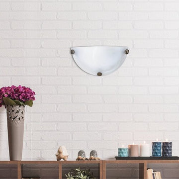 Aplica Alabastro 1xE27/60W/230V, geam alabastru alb Rabalux
