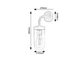Aplica Yago E27 1x MAX 60, crom
