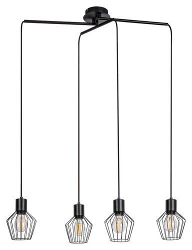 Lustră pe cablu Belano 4xE27/40W/230V Rabalux