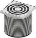 Inaltator cu grila Tece drainpoint S din plastic, 100 x100 mm, 3660001 grossmann