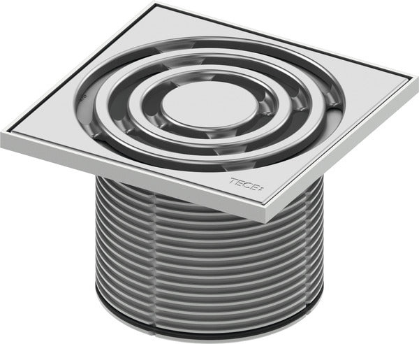 Inaltator cu grila Tece drainpoint S din plastic, 150 x150 mm, 3660003 grossmann
