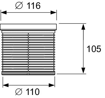 Prelungitor pentru sifon pardoseala Tece drainpoint S, 3660006 grossmann