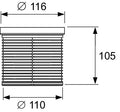 Prelungitor pentru sifon pardoseala Tece drainpoint S, 3660006 grossmann