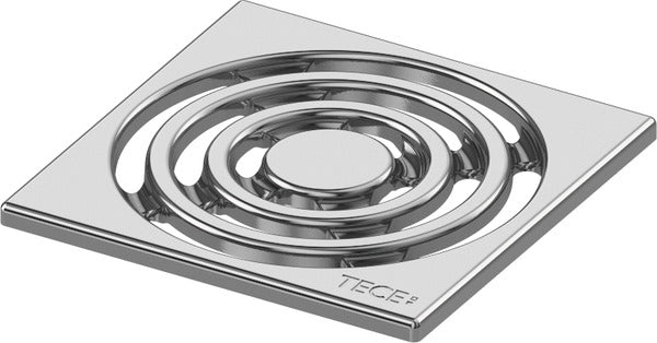 Grila de design Tece drainpoint S din otel inoxidabil, 100 x 100 mm, 3665002 grossmann