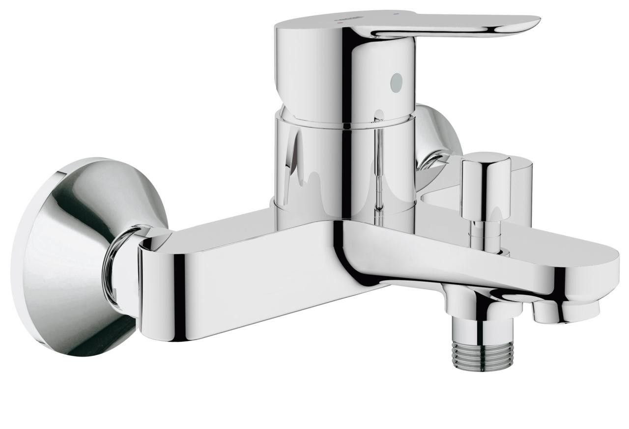 Set baterii baie GROHE BauEdge cu baterie lavoar, baterie cada si set de dus Tempesta 110 cu bara - imagine 3