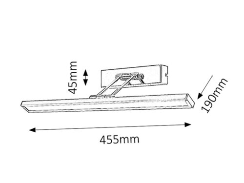 Aplica Picture 8W/230V Rabalux