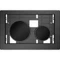 Tece Loop buton de spălare pentru WC negru 9.240.667