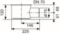 Tece Drainline cot de scurgere 14.5 cm 650002
