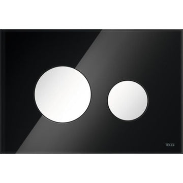 Tece Loop buton de spălare pentru WC negru 9.240.654