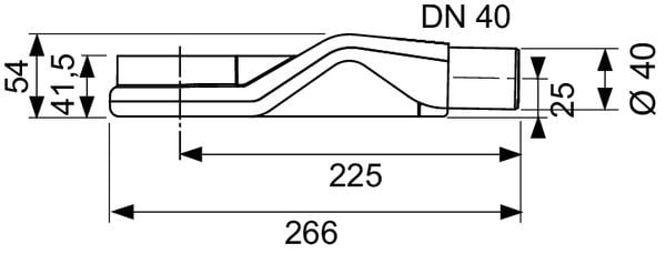 Tece Drainline cot de scurgere 650004