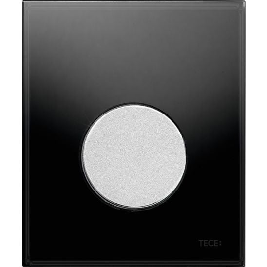 Tece Loop buton de spălare pentru pisoar crom lucios-negru 9.242.656