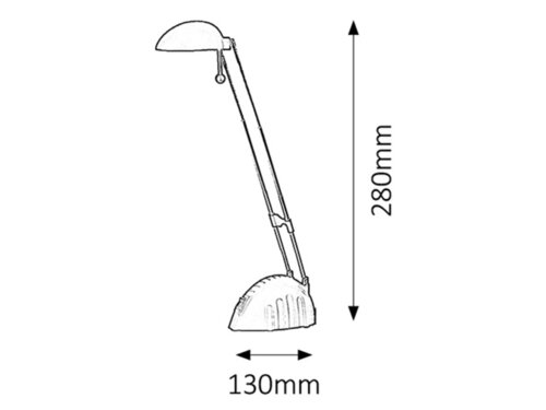 Corp iluminat Ronald 5W/230V, lumina neutra, argintiu Rabalux