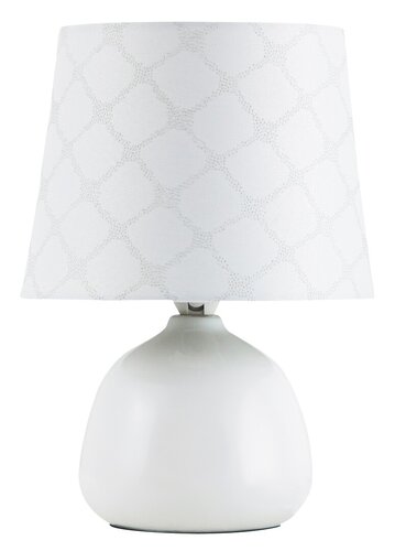 Veioza Ellie Rabalux 4379 E14 40W Ceramica Textil Alb