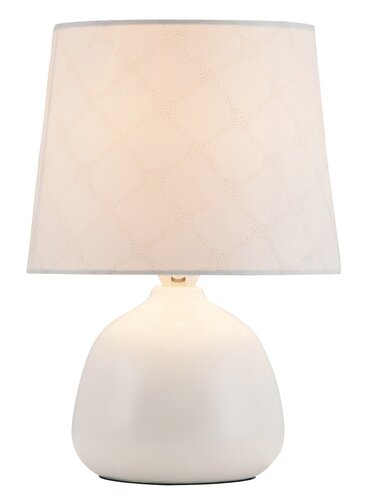 Veioza Ellie Rabalux 4379 E14 40W Ceramica Textil Alb