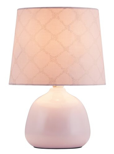 Veioza Ellie Rabalux 4384 E14 40W Ceramica Textil Roz