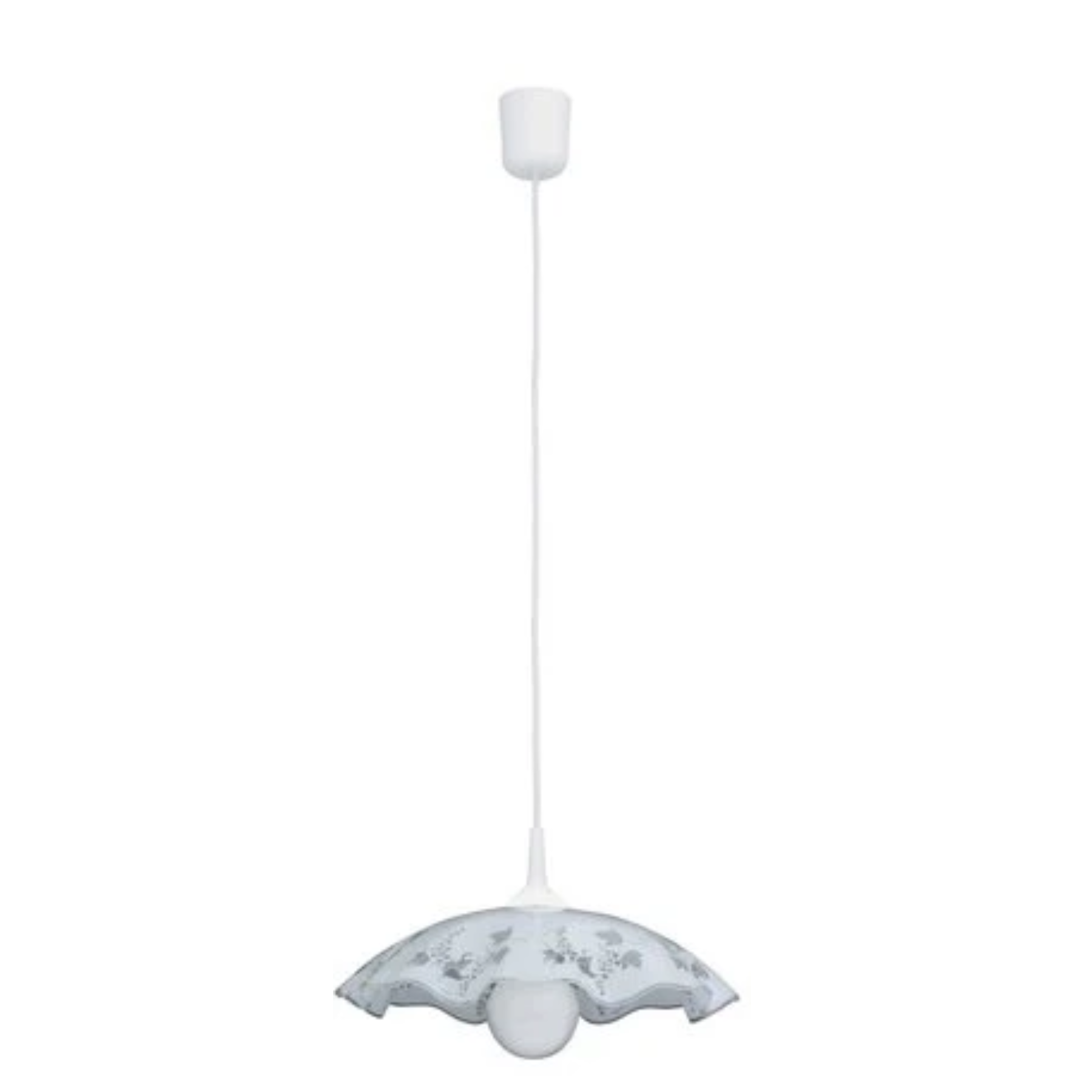 Lustră pe cablu Vino 1xE27/60W/230V, cu model alb Rabalux - imagine 2