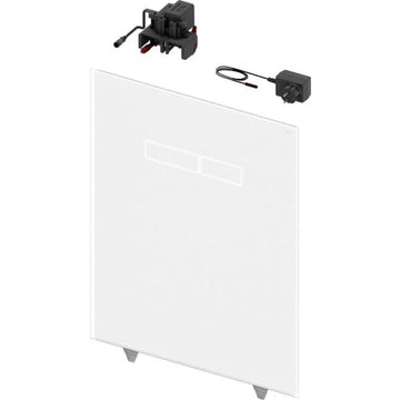 Tece Lux buton de spălare pentru WC alb 9650002