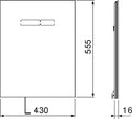 Tece Lux buton de spălare pentru WC alb 9650002
