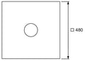 Tece Drainpoint S kit de etanșare 3690004