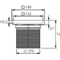 Tece Drainpoint S capac de etanșare cm 3660011