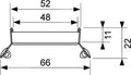 Tece Drainline grătar rigolă 70 cm 600772