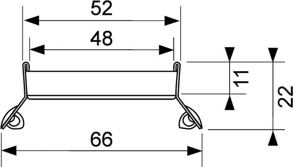 Tece Drainline grătar rigolă 70 cm 600772