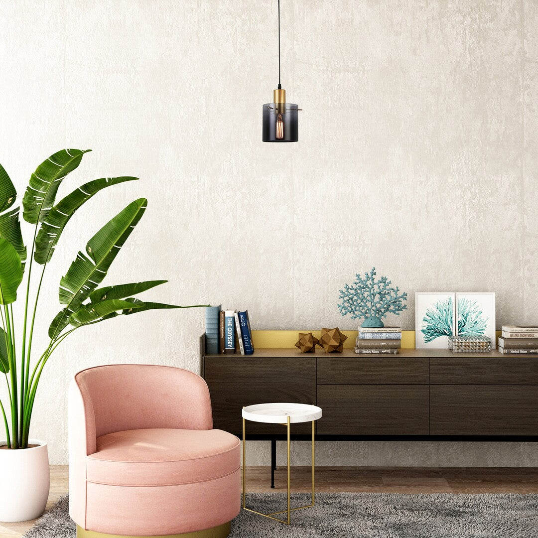 LED ceiling light ROY 1xGU10/5W/230V matt oak
