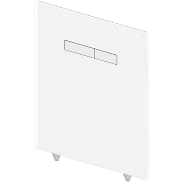 Tece Lux buton de spălare pentru WC crom lucios-alb 9650001