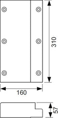 Tece Profil element de asamblare 9042008