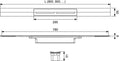 Tece Drainprofile rigolă duș 90 cm 670911