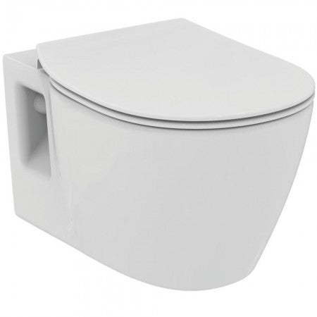 Vas WC suspendat Ideal Standard gama Connect, alb cu capac soft close inclus
