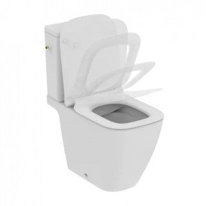 Vas WC pe pardoseala Ideal Standard model I.Life B rimless alb cu rezervor si capac inchidere lenta