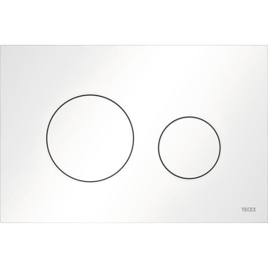 Tece Loop buton de spălare pentru WC alb 9240920