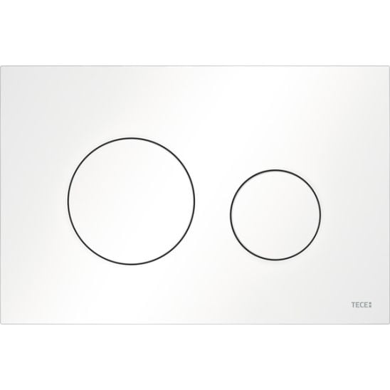 Tece Loop buton de spălare pentru WC alb 9240926